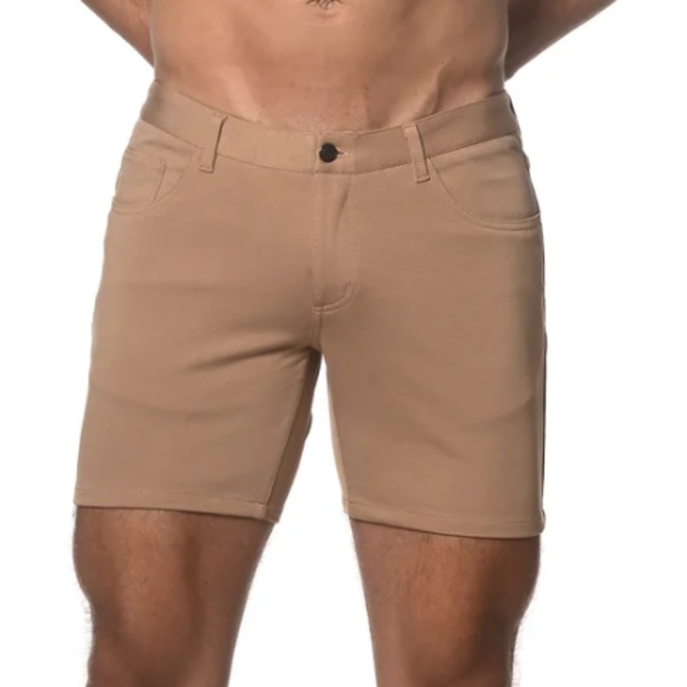 ST33LE HAZEL 5" INSEAM STRETCH KNIT JEANS SHORTS